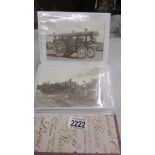An album of approximately 200 postcards including Transport, Royal Mail, Advertising, Literature,