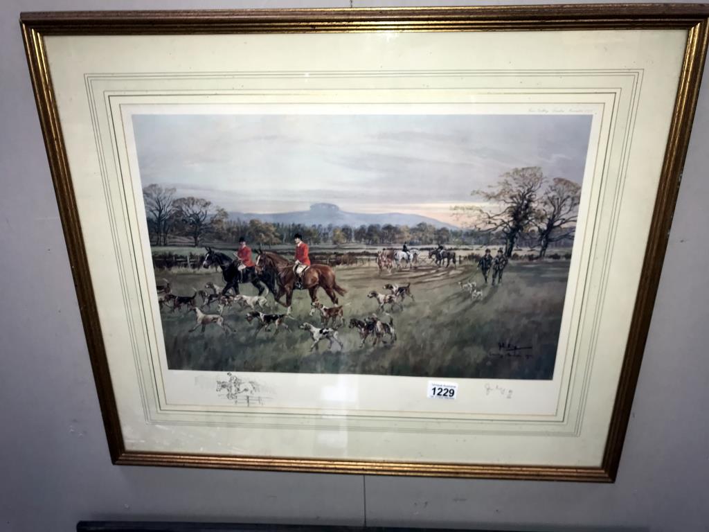A framed & glazed a John King 20th century limited edition signed print, No: 39 of 250,