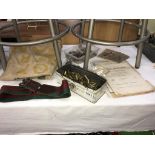 A collection of Militaria including quantity of used ammunition from .