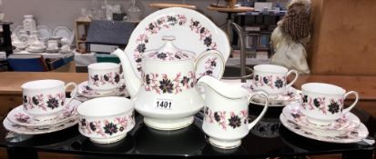 A Paragon 'Michelle' pattern part tea set