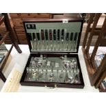 An 84 piece Arthur Price 8 person silver plated canteen of cutlery