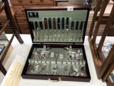 An 84 piece Arthur Price 8 person silver plated canteen of cutlery