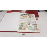 Four albums of world stamps including Poland, Iraq, USA, Australia, Fiji, Samoa, Vietnam, Malta,