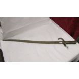 An old bayonet.