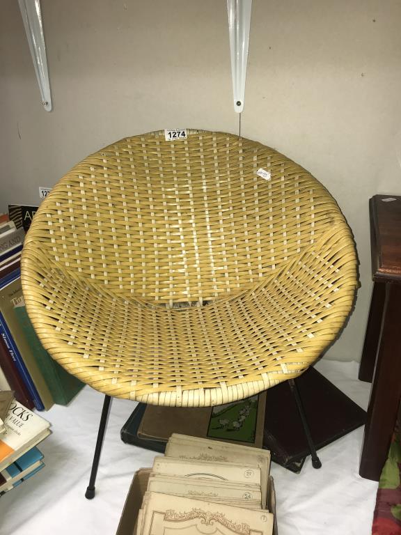 A vintage child's chair.