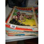 A quantity of old comics.