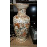 A large Satsuma vase, a/f,