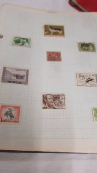 Four folders of assorted world stamps. - Image 10 of 19