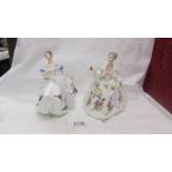 Two Royal Doulton figurines - Diana HN 2468 and Beatrice HN 3263.