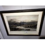 A framed & glazed Douglas Adams, Scottish, 1853 - 1920, an artist antique print 1892,