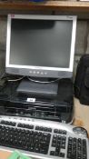 A Yundow computer monitor, Epsom printer etc.