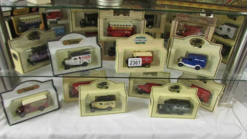 Thirty boxed days gone and other die cast trade vehicles.
