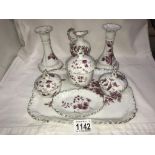 A Victorian/Edwardian dressing table trinket set