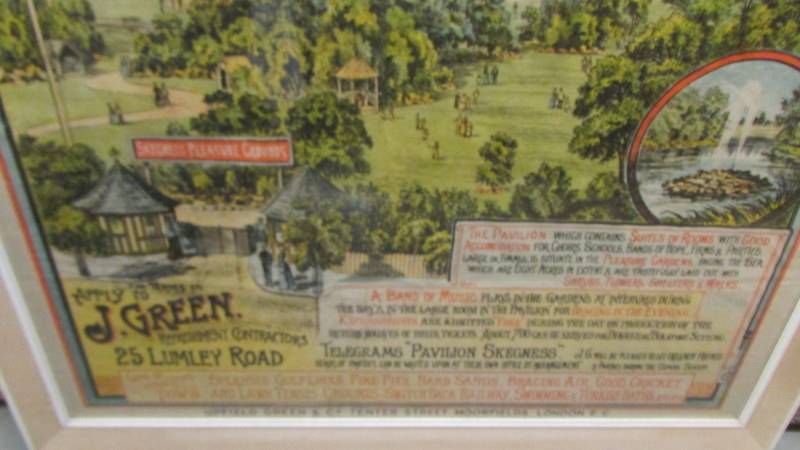 A framed and glazed original Northern Railways Poster for Skegness. - Image 4 of 4