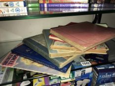 A collection of film books from the 1930's etc
