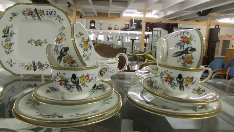 39 pieces of Aynsley bird decorated tea ware. (collect only). - Image 3 of 4
