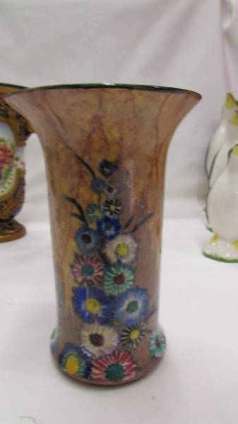 A Carlton ware vase, A Royal Worcester Nun candle snuffer, - Image 5 of 7
