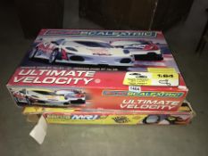 A Micro Scalextric Ultimate Velocity & MR1 turbo power racing sets