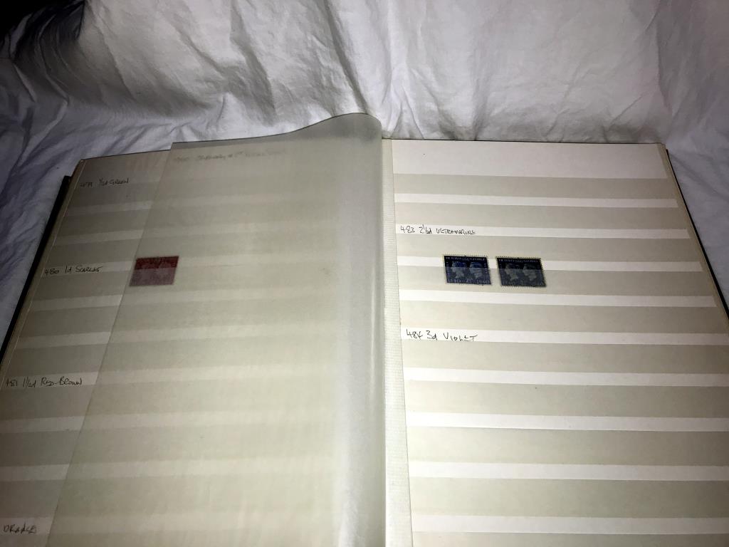 2 stock books of GB stamps and 1 empty folder - Image 12 of 12