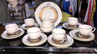 A Barlow Cobridge tea set