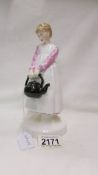 A Royal Doulton figurine, Nursery Rhyme collection, Polly put the kettle on, HN3021.