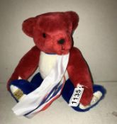 A Merrythought 2003 Jubilee teddy bear with growler,