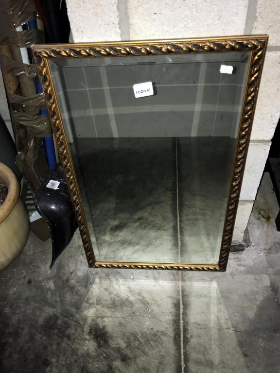 A gilt framed bevel edge mirror - Image 2 of 2