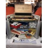 A good lot of new artist materials including Rembrant professional cased pencils, etc.