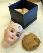 A large rare Armand Marseille porcelain doll's head ****Condition report**** No