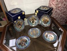 8 Royal Worcester Legends of The Nile collectors wall/cabinet plates