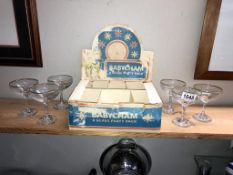 6 Babycham glasses in original box ****Condition report**** All glasses in good