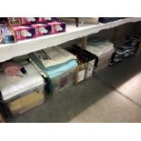 A large quantity of towels and bathmat sets,