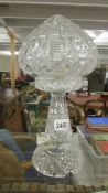A Waterford crystal table lamp.