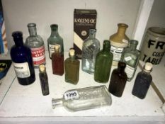 A quantity of mixed bottles including Boots, Cyllin etc.