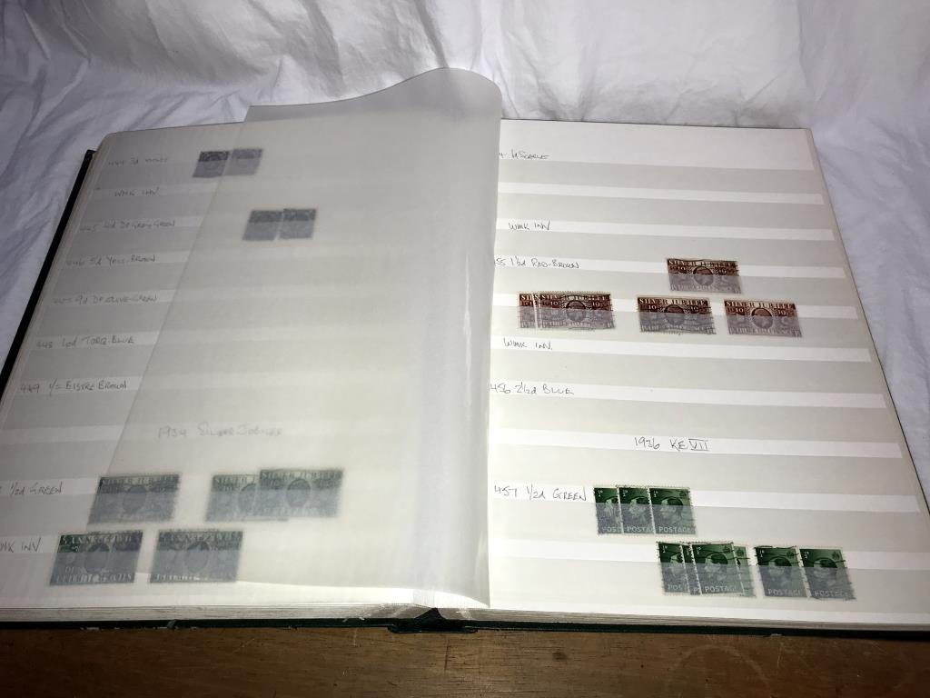 2 stock books of GB stamps and 1 empty folder - Image 11 of 12