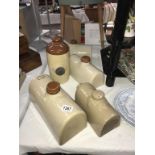 5 stoneware hot water bottles