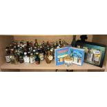 A good quantity of alcohol miniatures including Club 99 etc.
