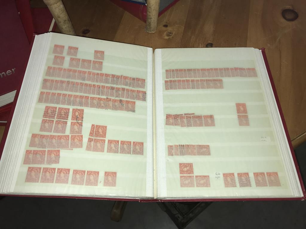 6 stamp stock books and 1 stamp album of GB stamps - Image 18 of 18