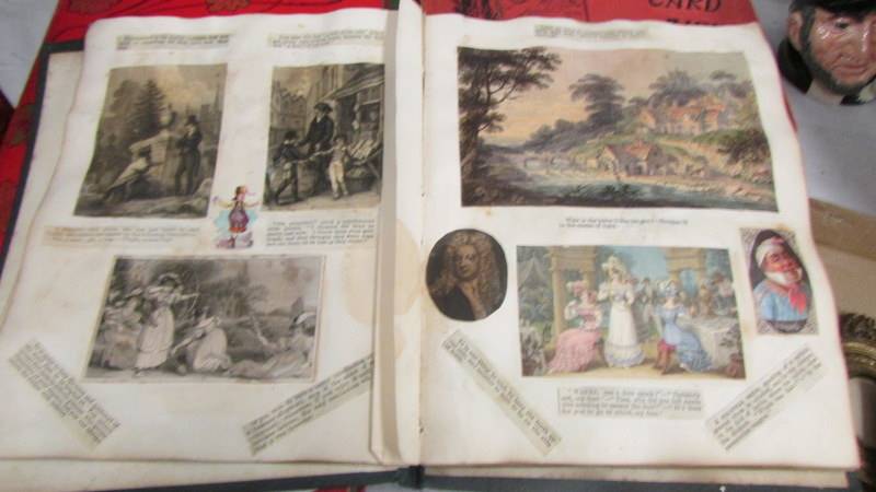 Three albums of postcards including an unusual double sided album, a scrap album, - Image 3 of 22