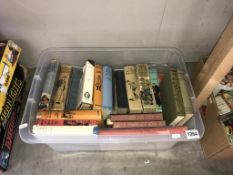 A large box of old books including books for boys, Hans Christian Anderson etc.