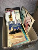 A collection of antique related books and chess related books/catalogues etc