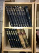 8 volumes of History of England & 8 volumes of Our own Country (2 shelves)