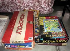 A collection of vintage games,