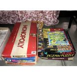 A collection of vintage games,