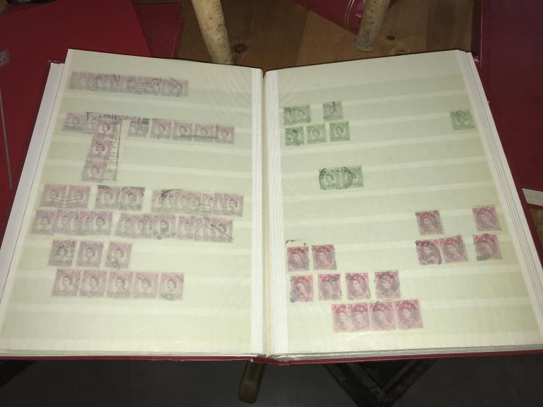 6 stamp stock books and 1 stamp album of GB stamps - Image 14 of 18