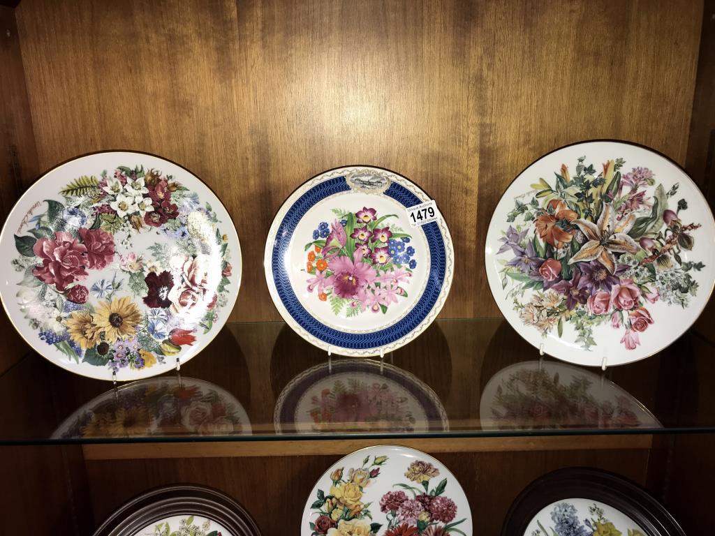 A good selection of floral collectors/cabinet plates - Image 2 of 4