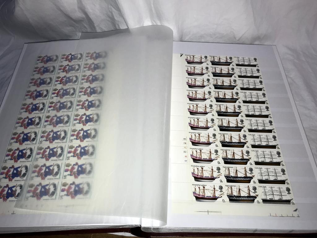2 stock books of GB stamps and 1 empty folder - Image 8 of 12