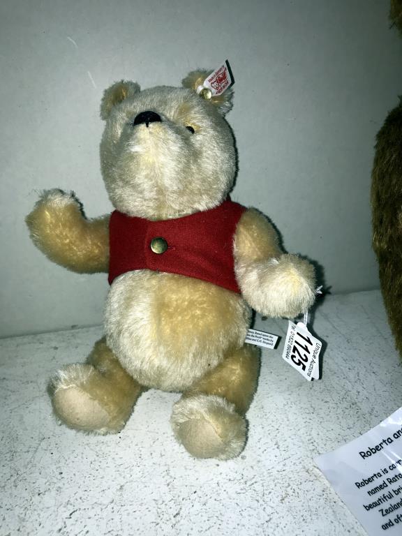 A Steiff Winnie The Pooh teddy bear