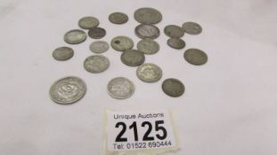 20 Australian silver coins. (63 grams).