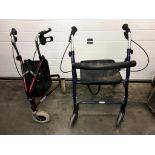 2 mobility walking aids